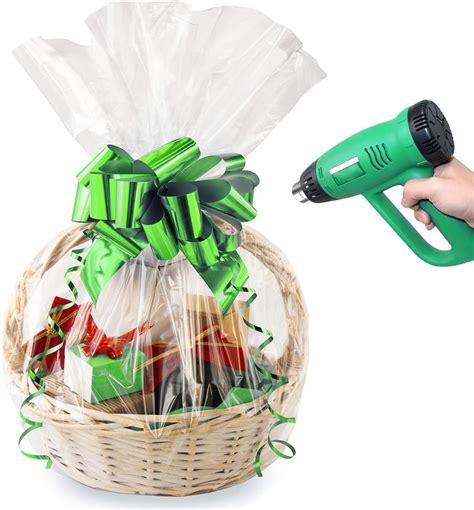 shrink wrap gift basket bags